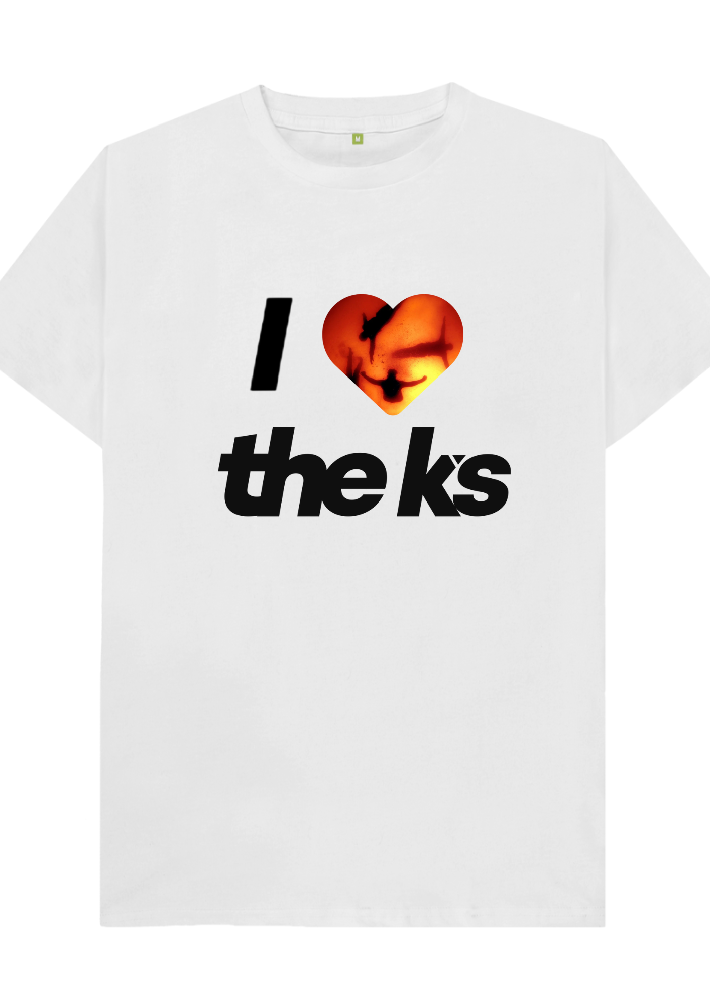 Custom printed ‘The K’s’ band tshirt white