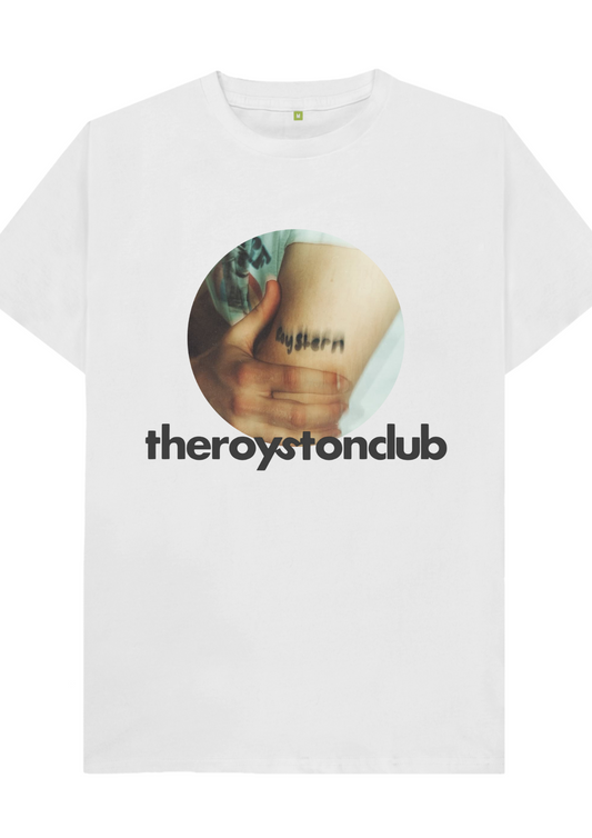 Custom printed ‘The Royston Club’ band t-shirt white