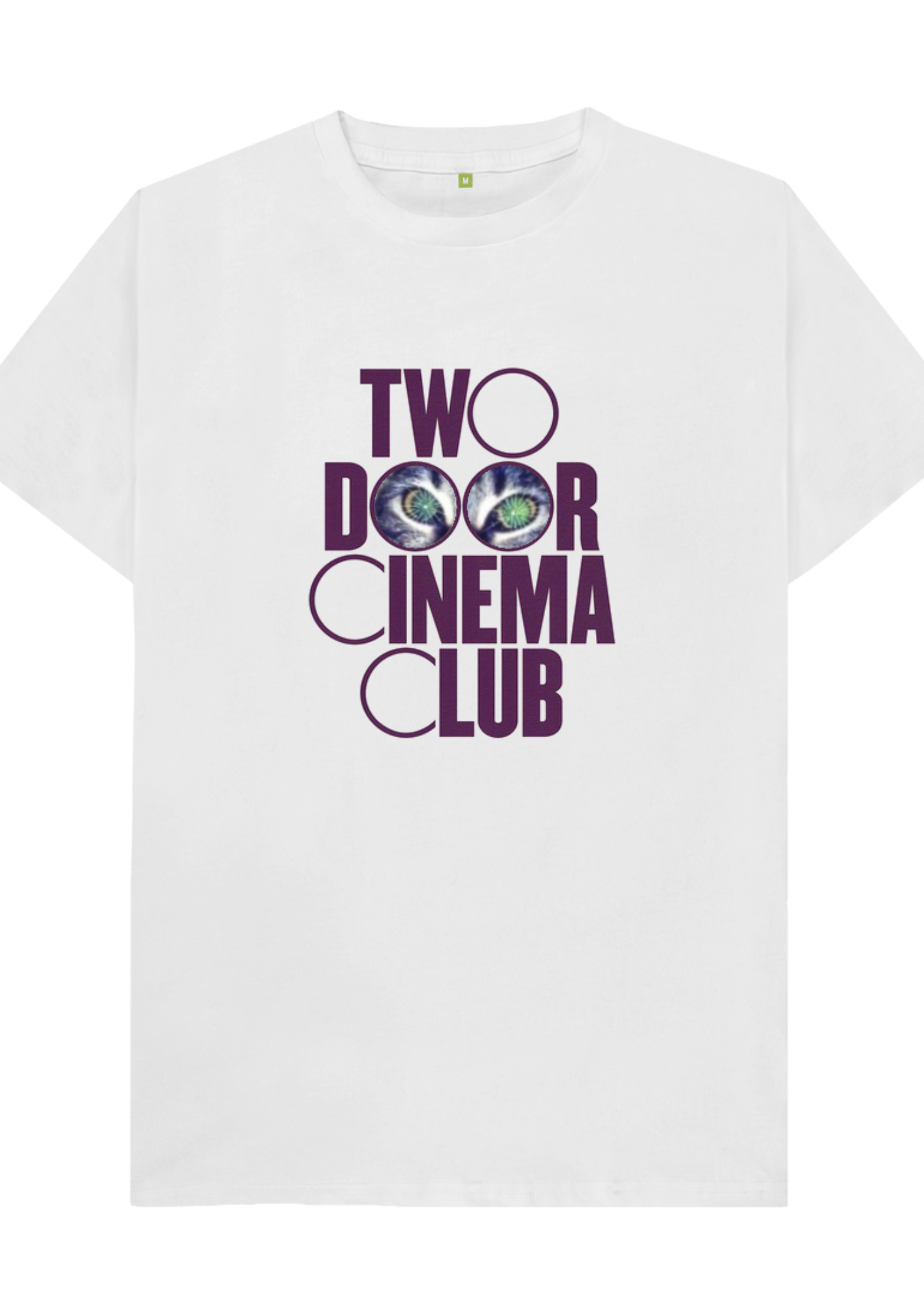 Custom printed ‘Two Door Cinema Club’ band t-shirt white
