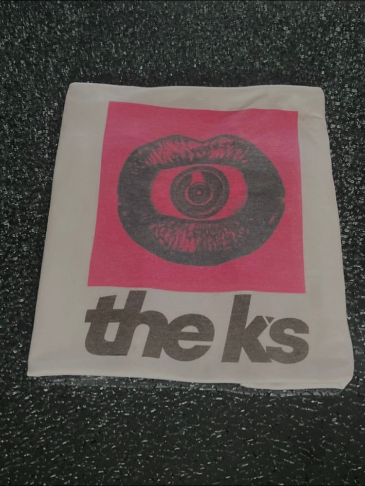 Custom printed ‘The K’s’ band tshirt white