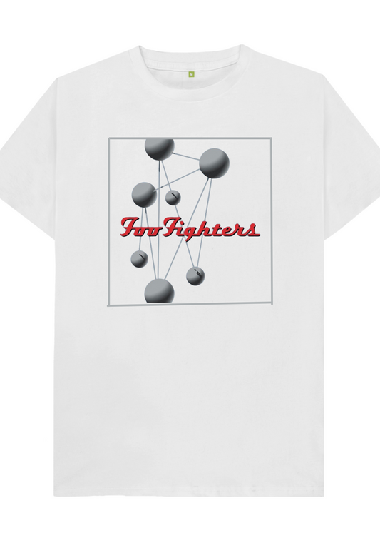 Custom printed ‘Foo Fighters’ band t-shirt white