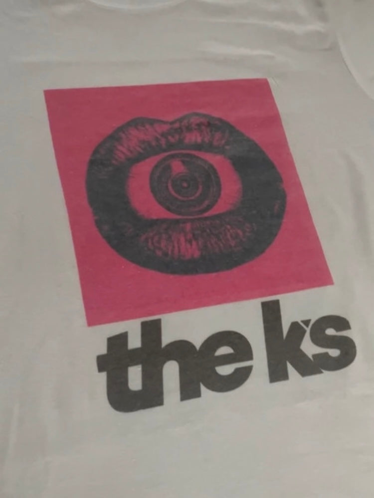 Custom printed ‘The K’s’ band tshirt white