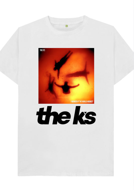 Custom printed ‘The K’s’ band tshirt white