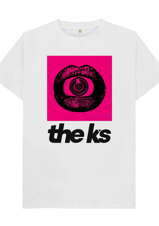 Custom printed ‘The K’s’ band tshirt white